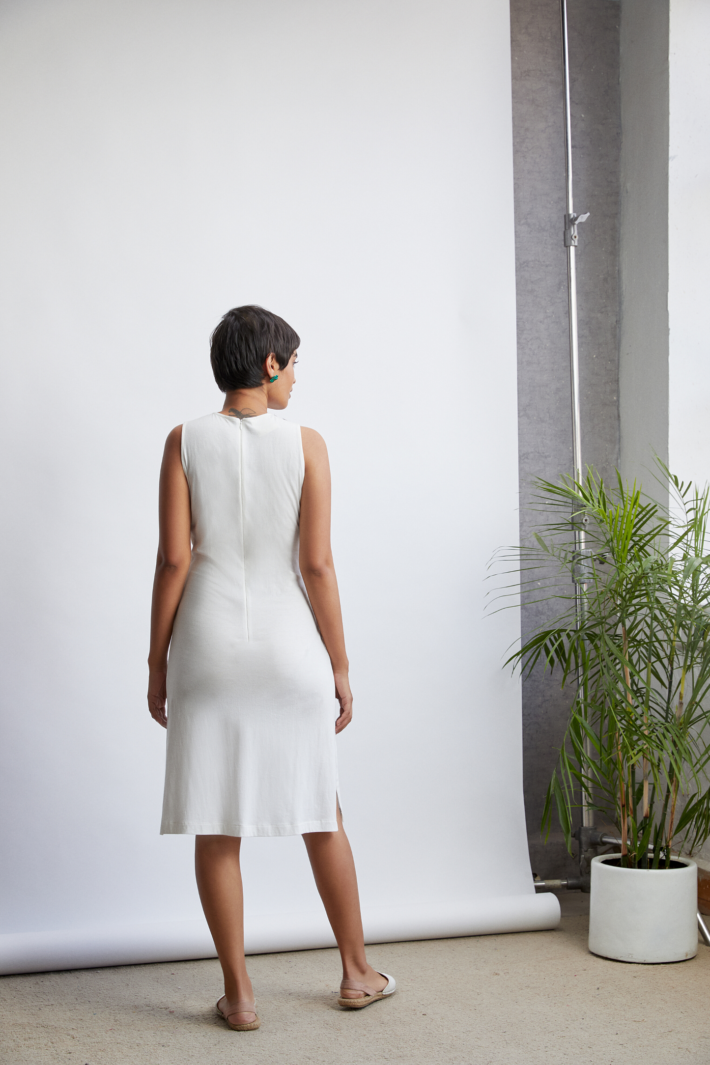 The Vine organic cotton knit dress