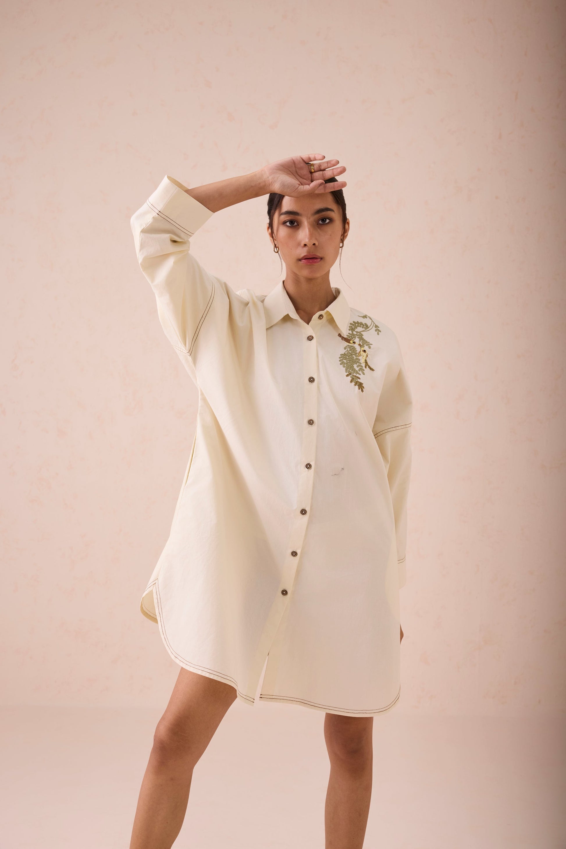 The Vista Everyday Classic Organic Cotton Shirt Dress | SUI – Sui