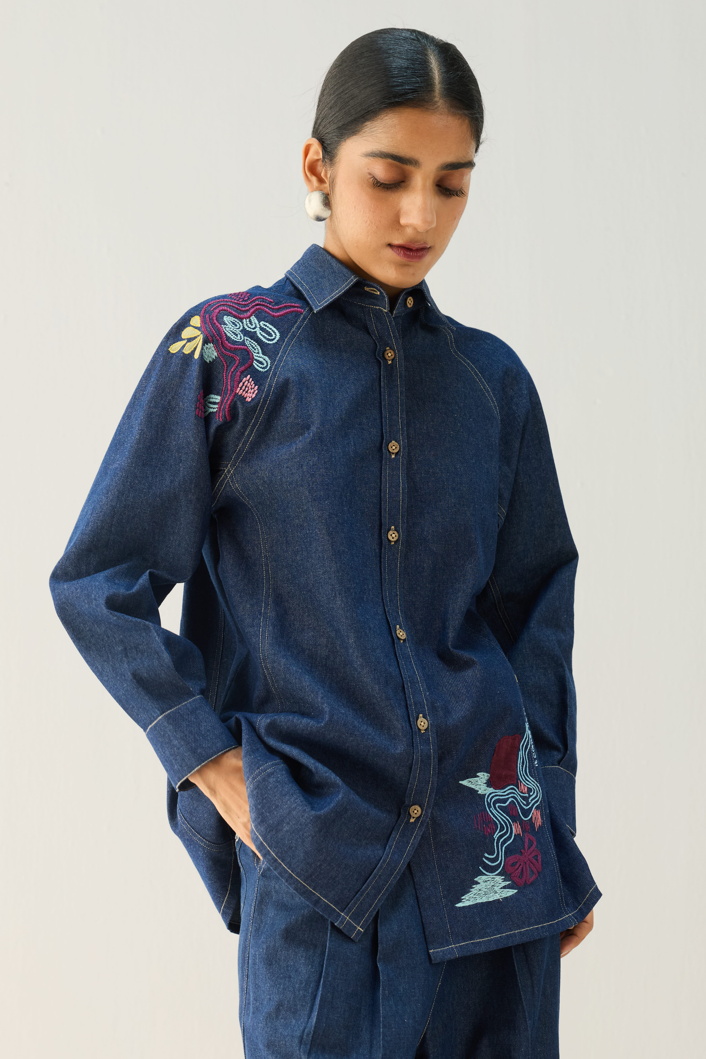 The Wave Sustainable Denim Shirt