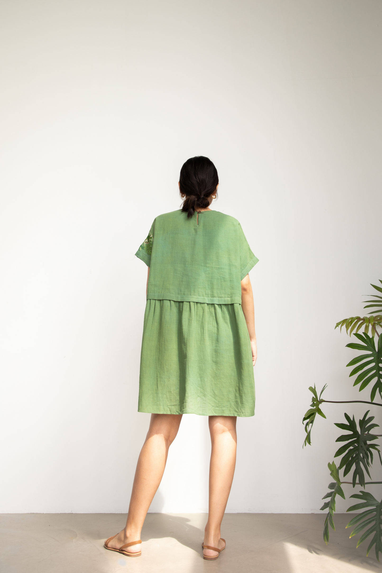 The Wilds handwoven organic cotton dress