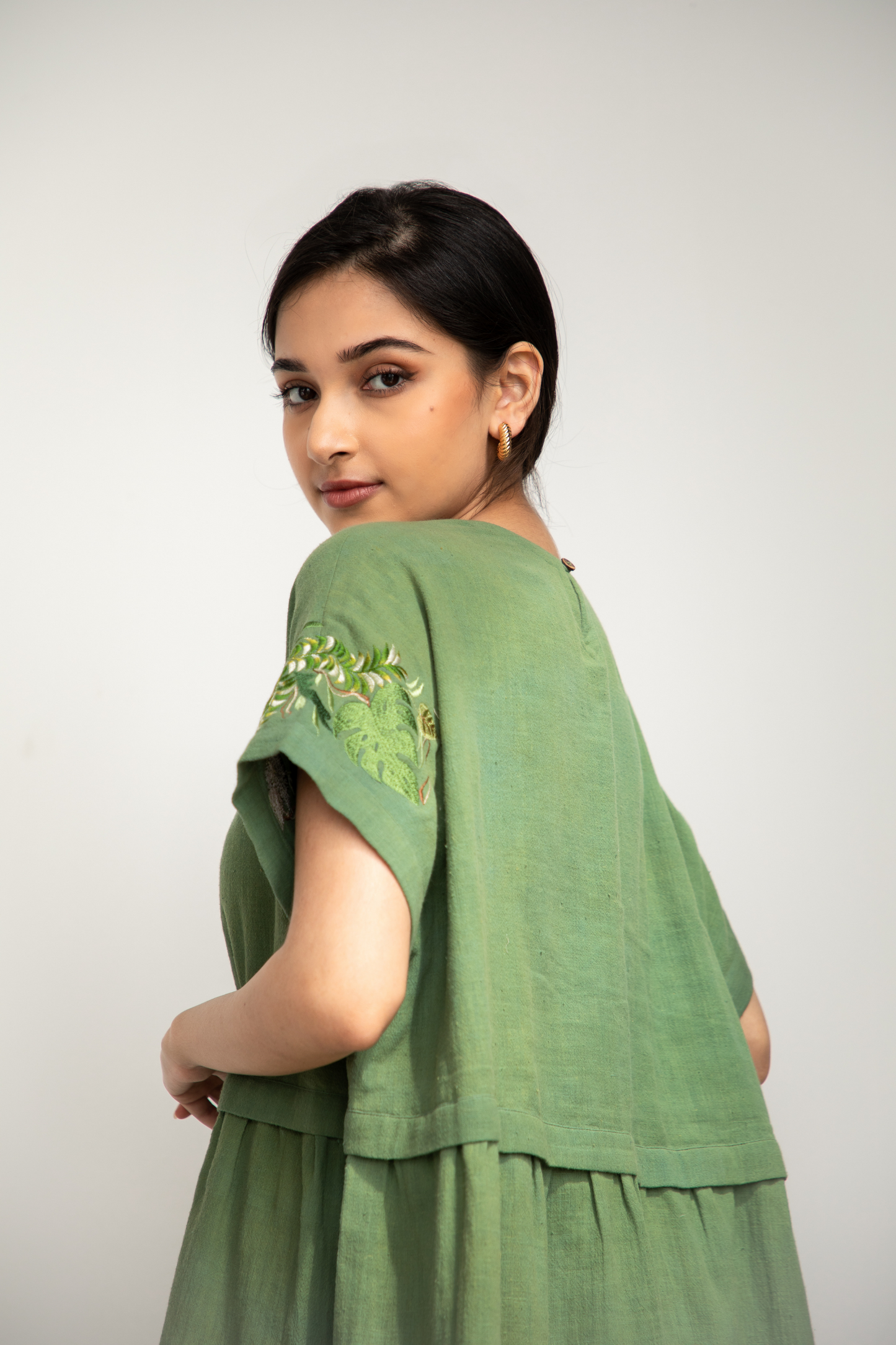 The Wilds handwoven organic cotton dress