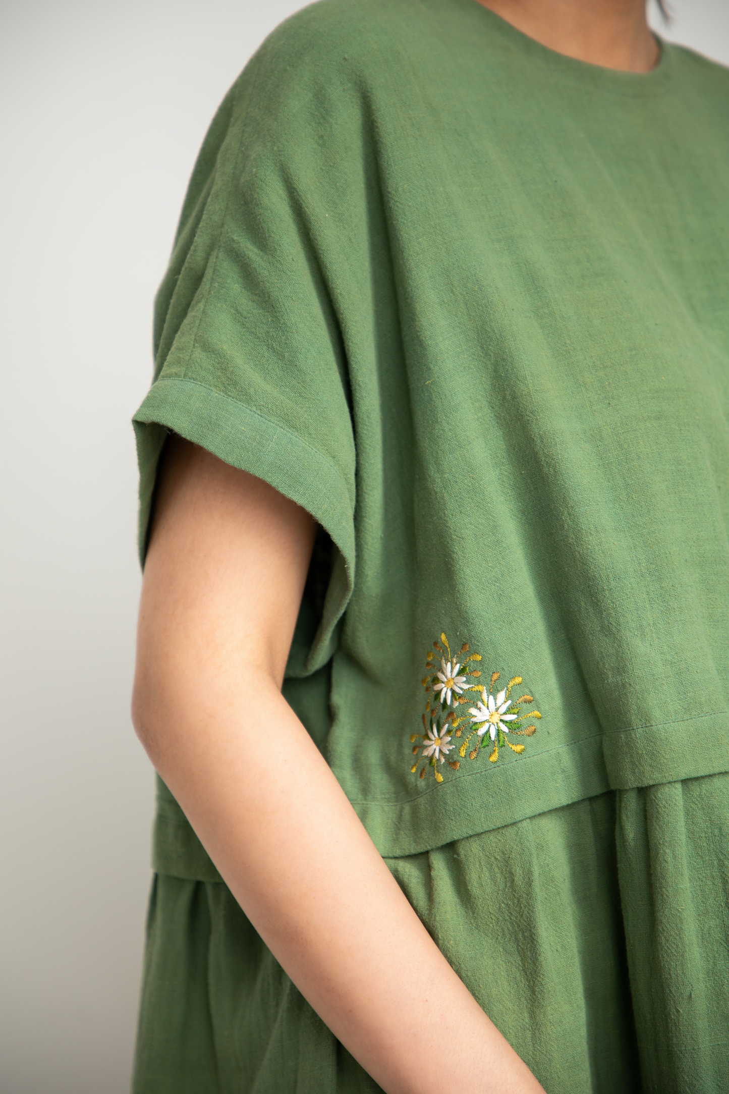 The Wilds handwoven organic cotton dress