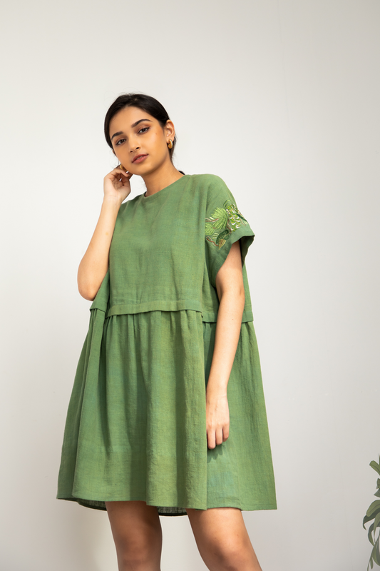 The Wilds handwoven organic cotton dress