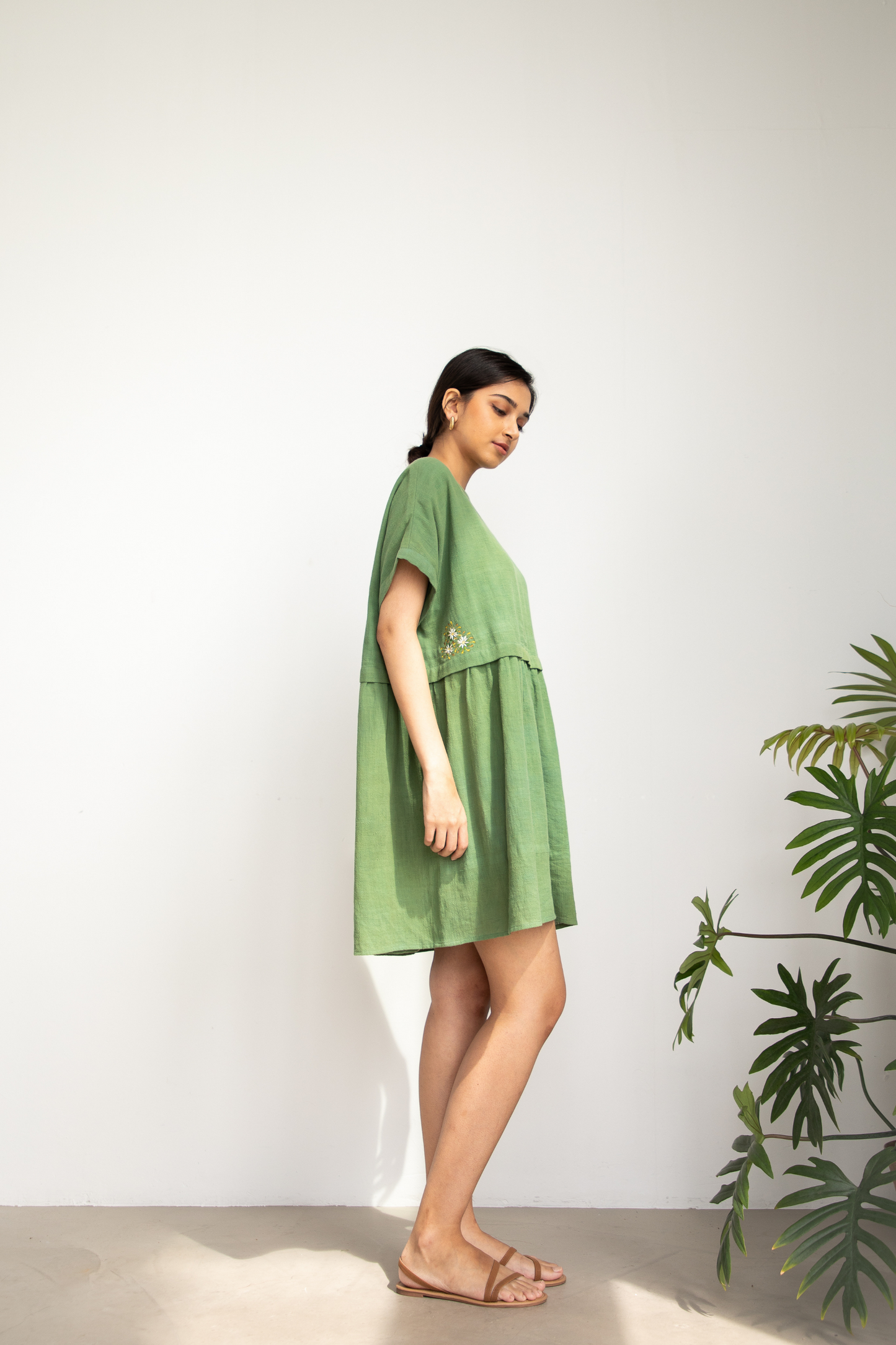 The Wilds handwoven organic cotton dress