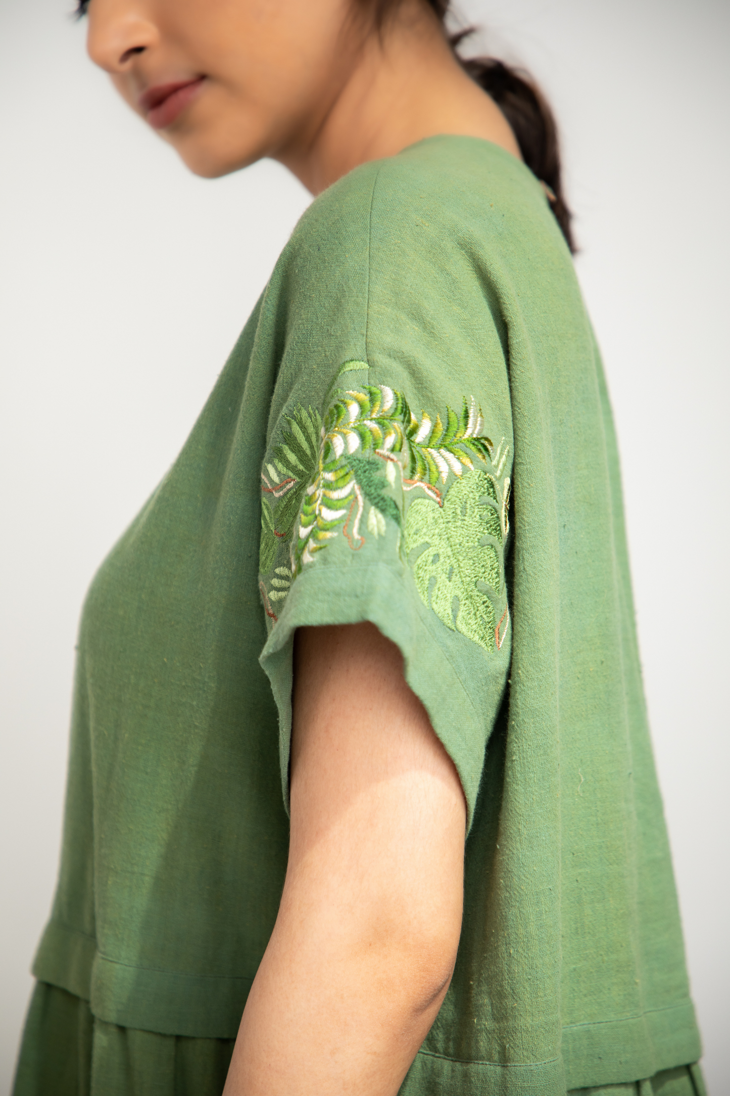 The Wilds handwoven organic cotton dress