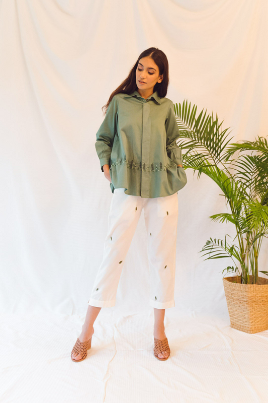 the coast organic cotton trousers