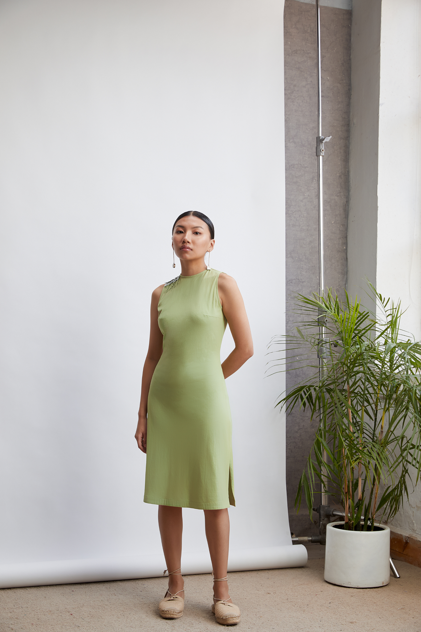 The Vine organic cotton knit dress