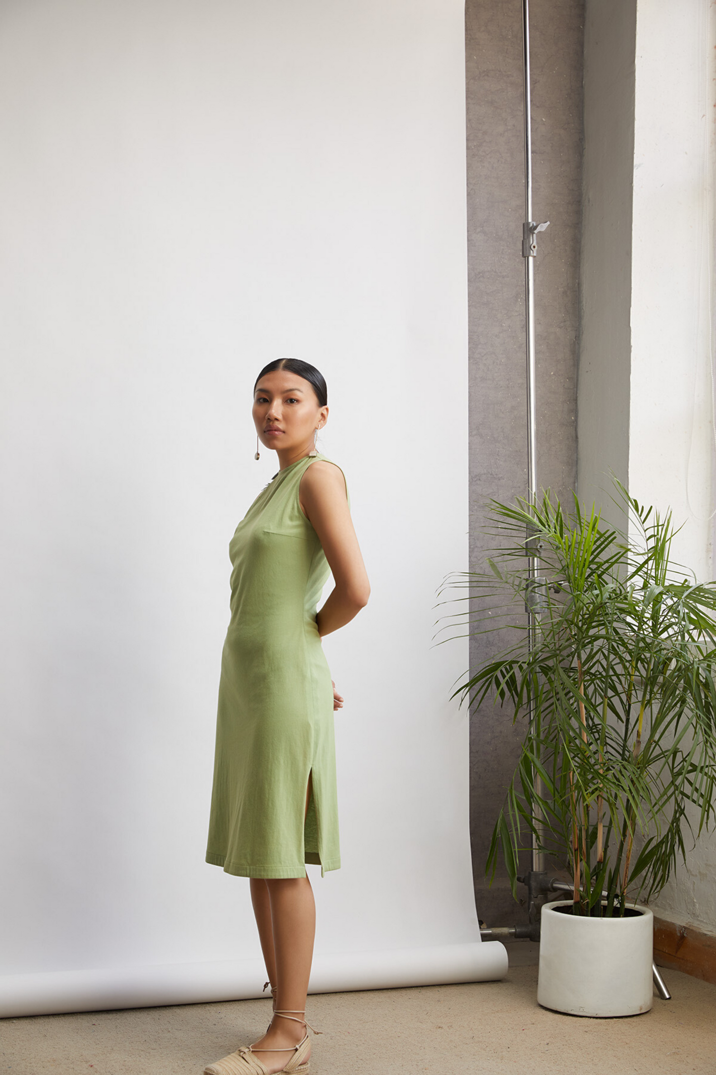 The Vine organic cotton knit dress