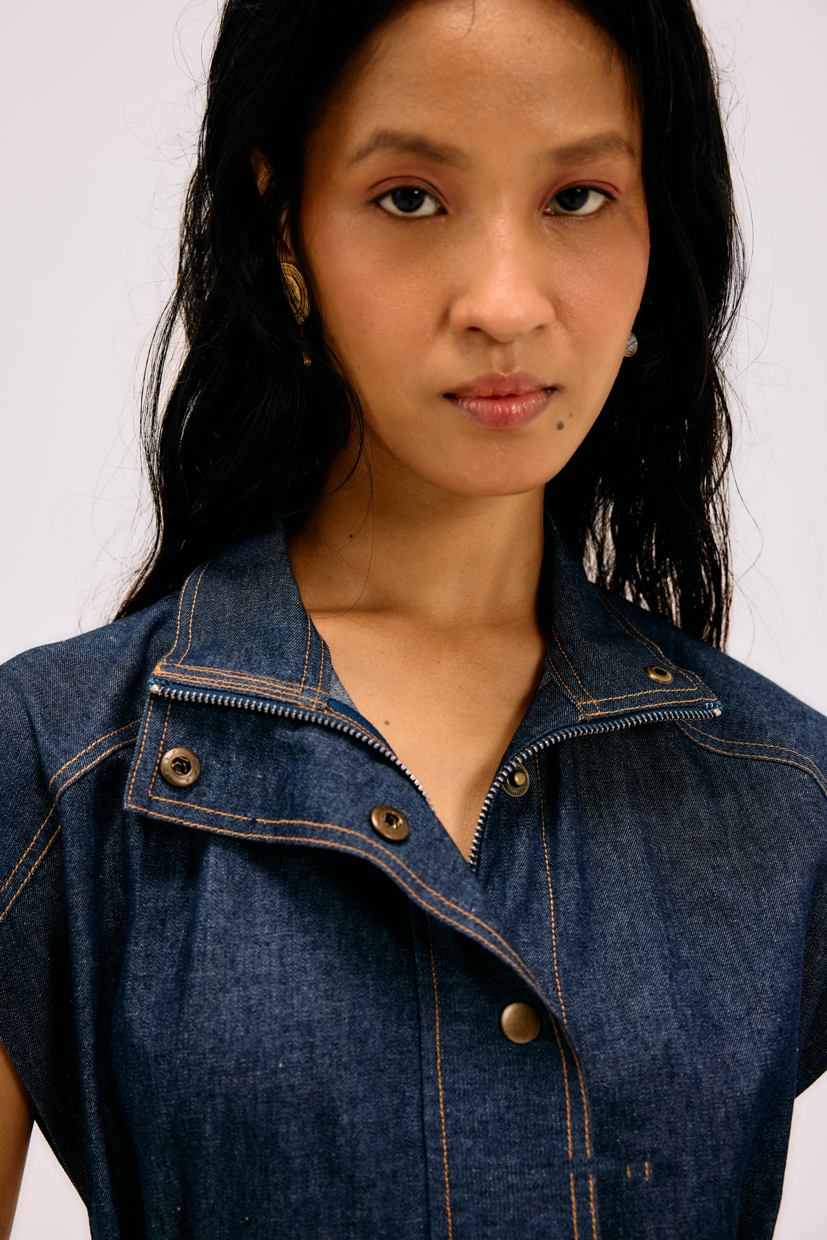 Twilight Glow Sustainable Denim Dress