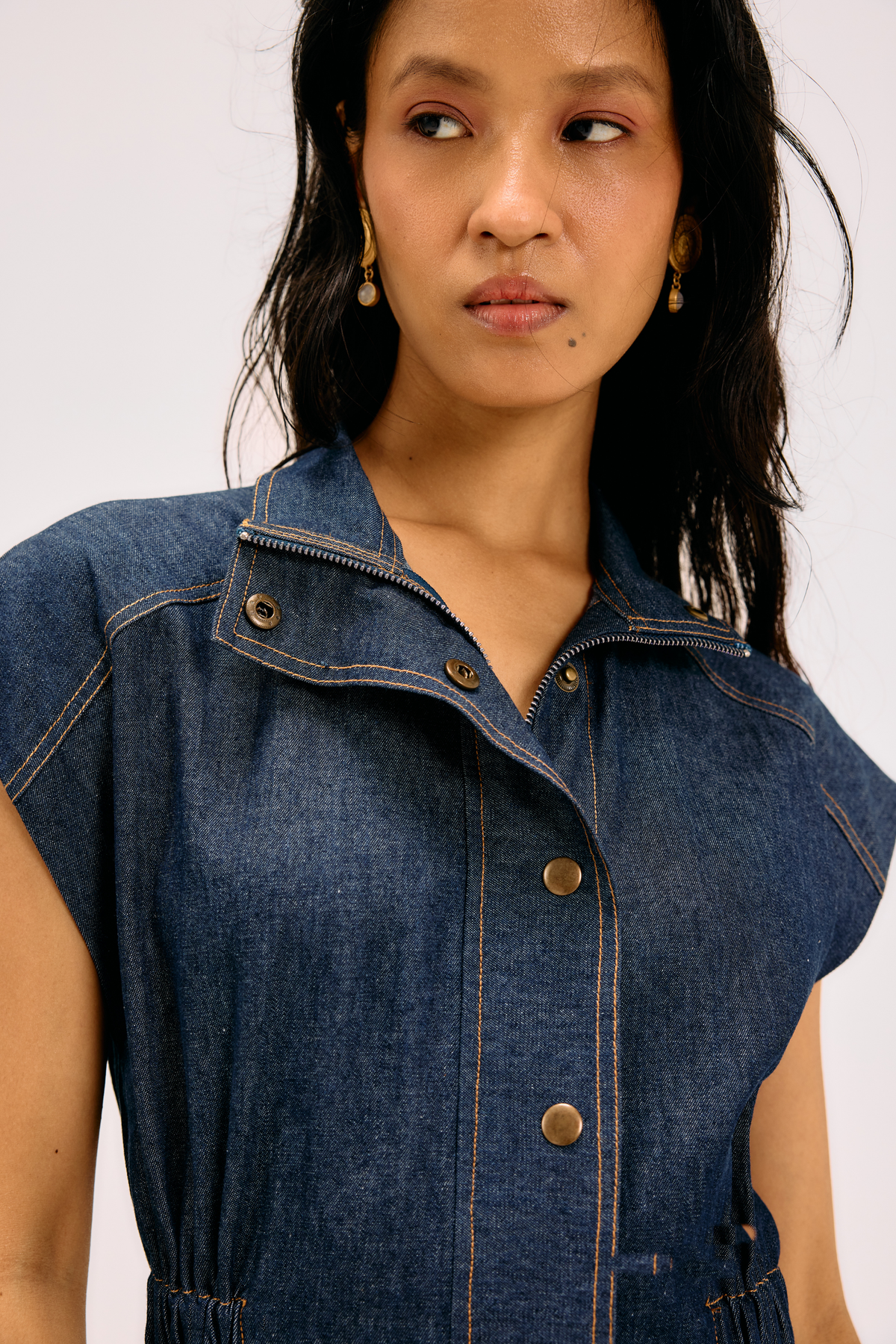 Twilight Glow Sustainable Denim Dress