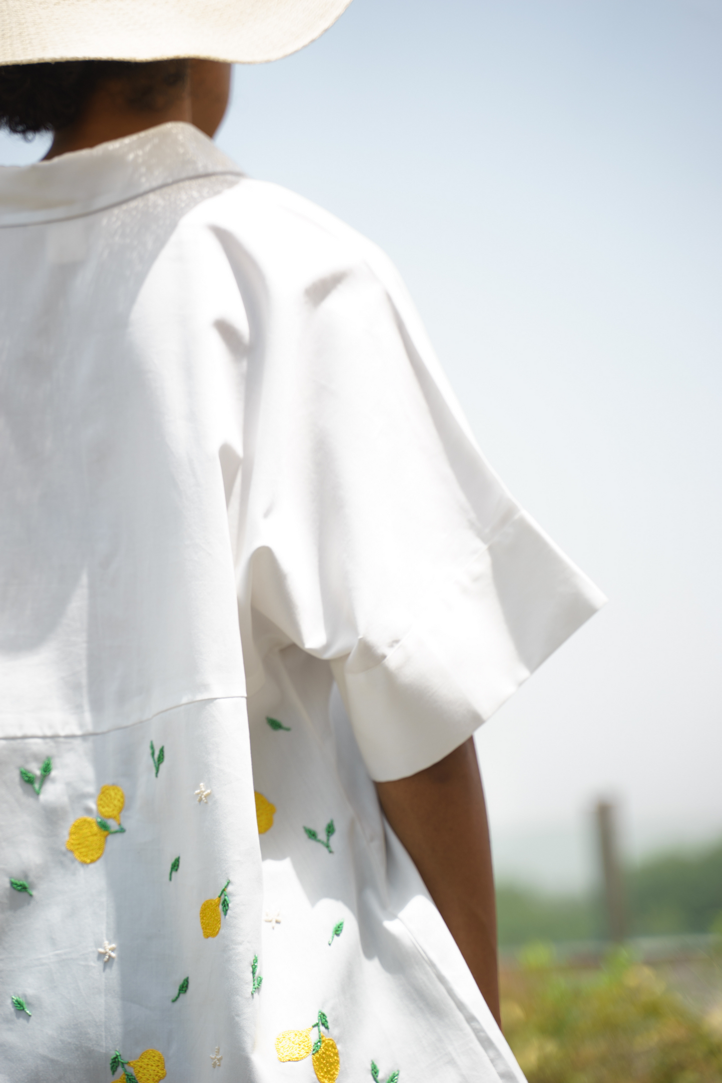  Sui | WILD HEART (GRANITA EDITION) hand and machine embroidered organic cotton classic oversized shirt from Granita Summer Collection 2019