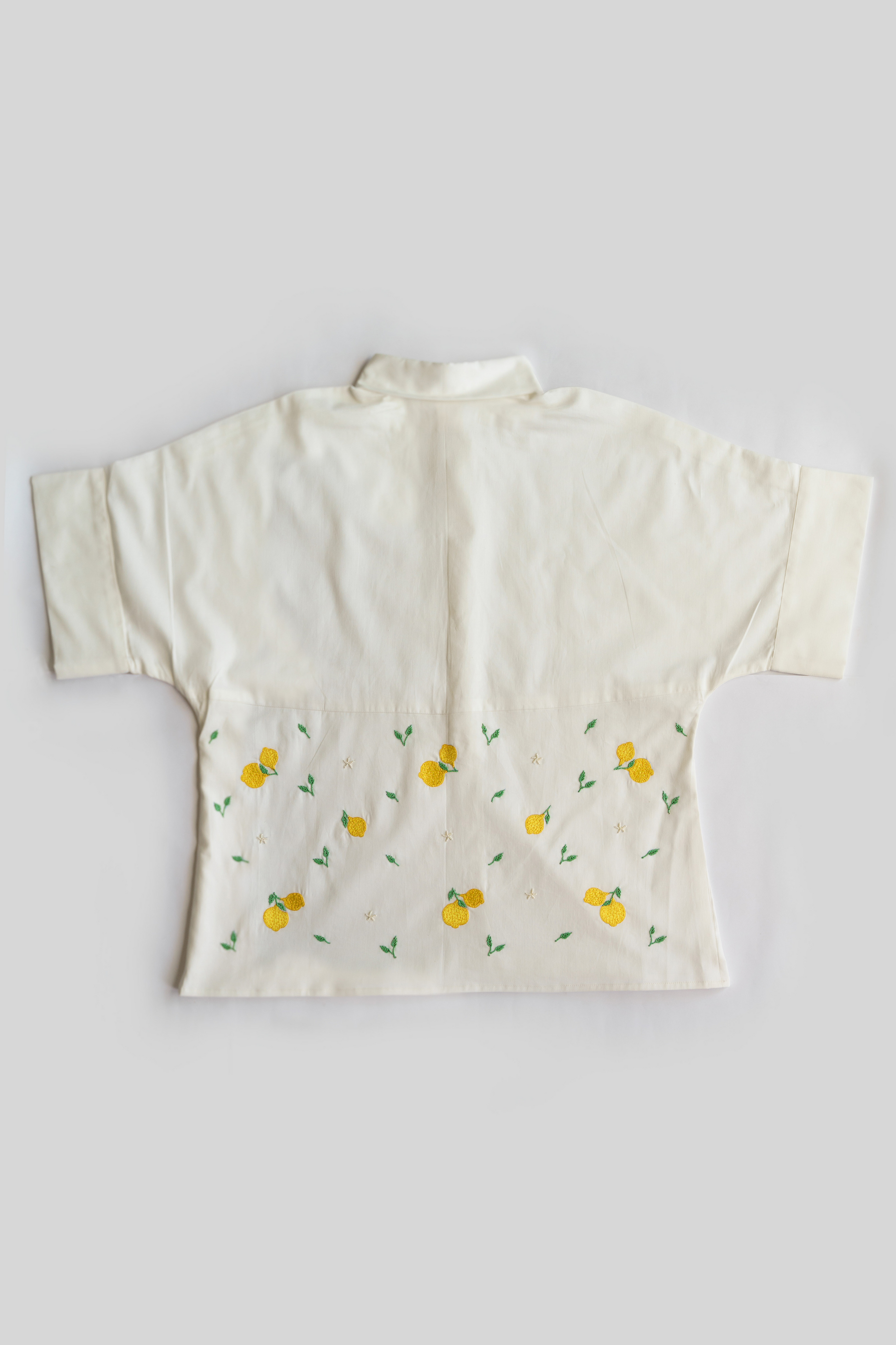  Sui | WILD HEART (GRANITA EDITION) hand and machine embroidered organic cotton classic oversized shirt from Granita Summer Collection 2019