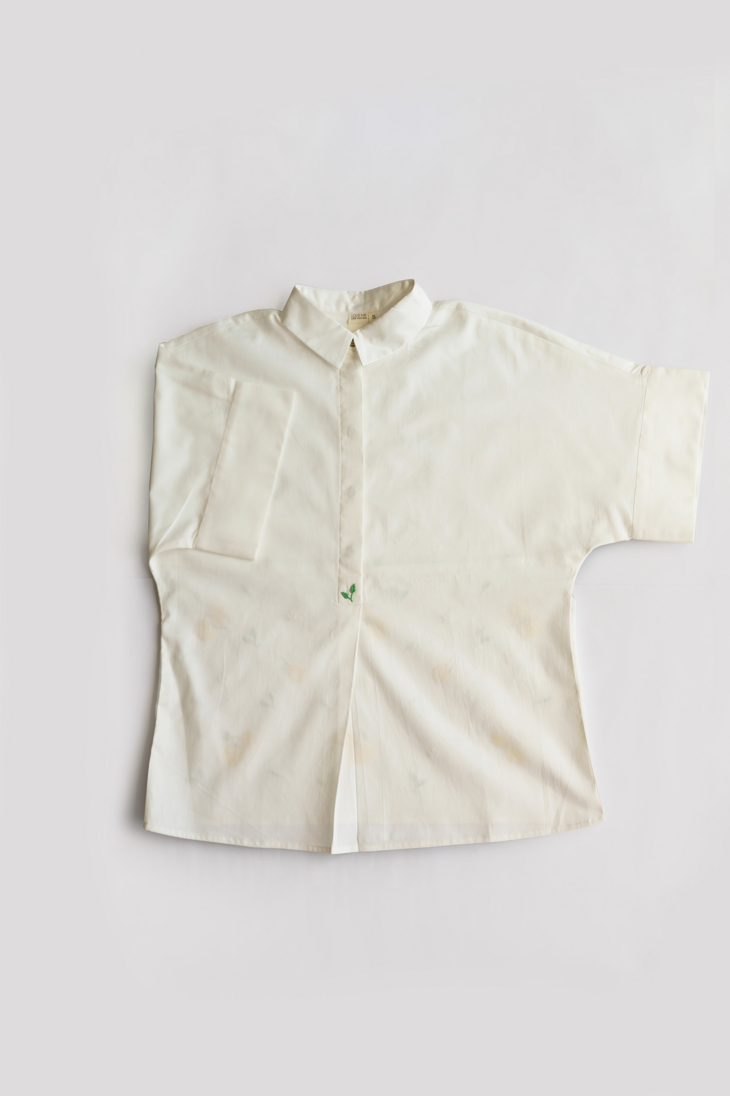  Sui | WILD HEART (GRANITA EDITION) hand and machine embroidered organic cotton classic oversized shirt from Granita Summer Collection 2019