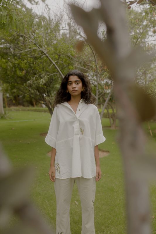 Sui | WILD HEART hand-embroidered organic cotton shirt (classic Flow edition) from Flow Winter Collection 2019