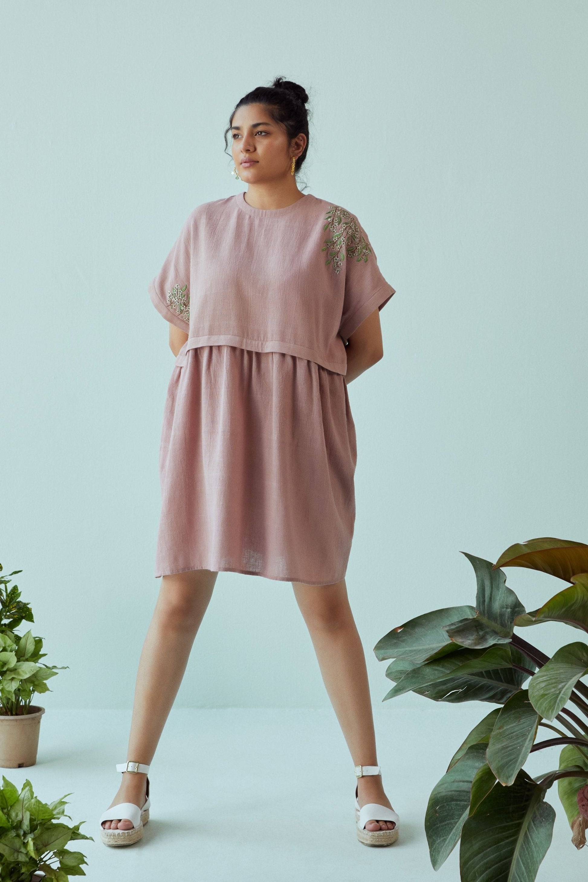 The wilds kala cotton midi dress