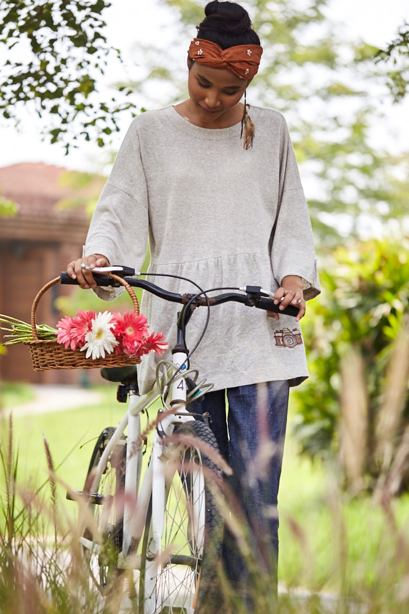 The D-Side hemp denim pants
