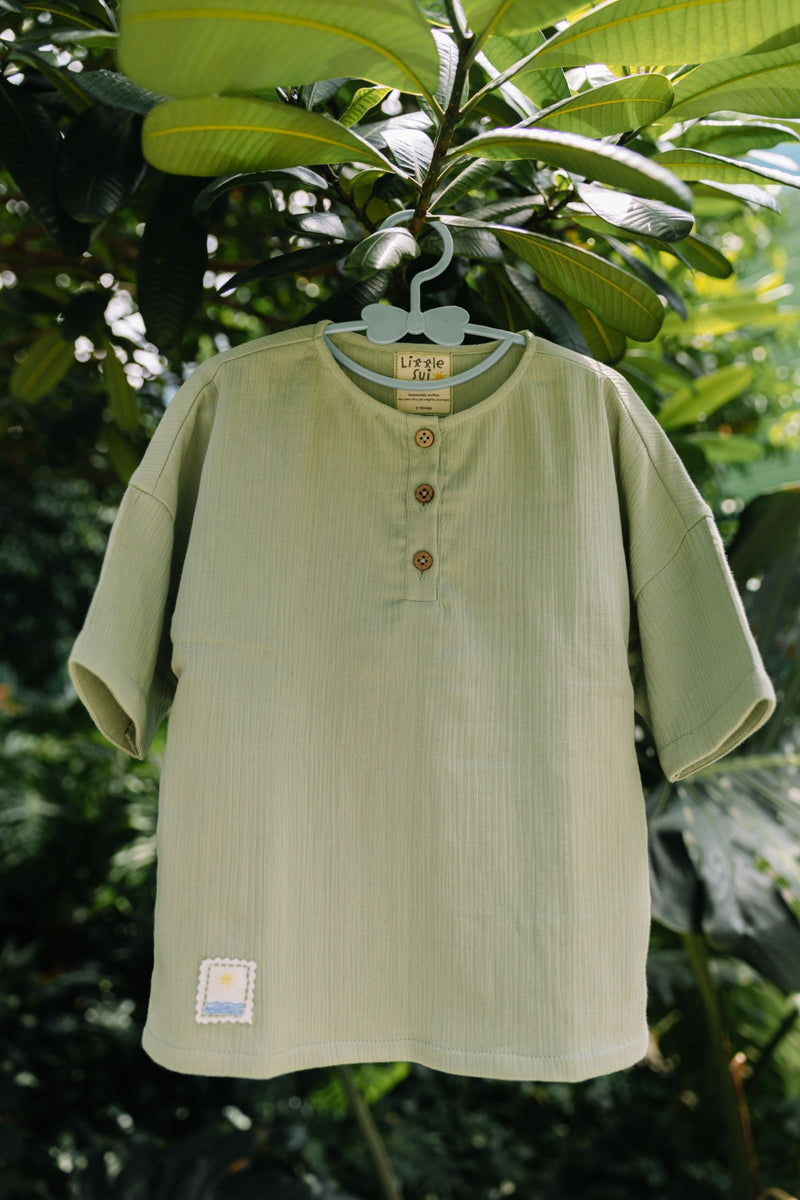 Minty Summer Organic Cotton Shirt