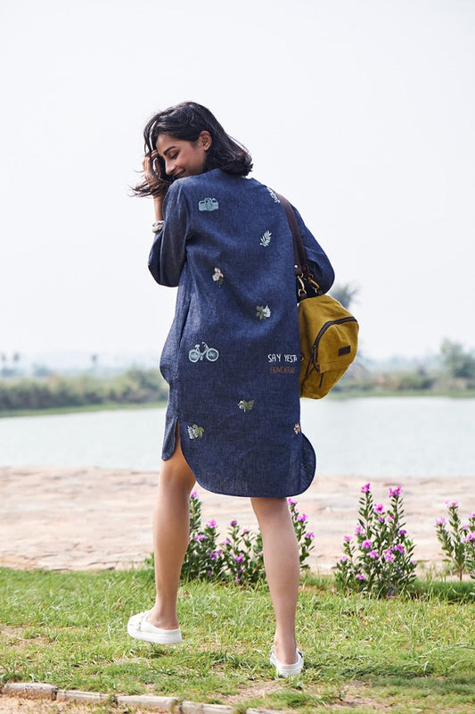 Pacific Coast hemp denim dress