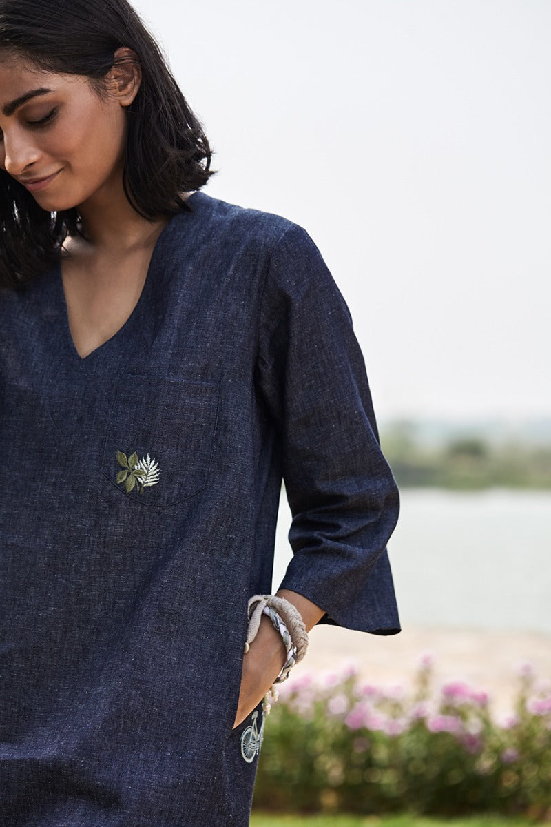 Pacific Coast hemp denim dress