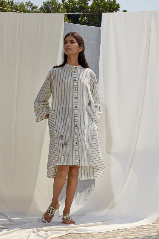 Weave a Palm organic cotton dress