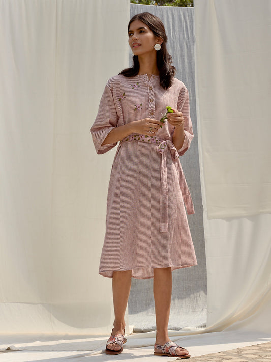 Weave a Flower organic cotton dress