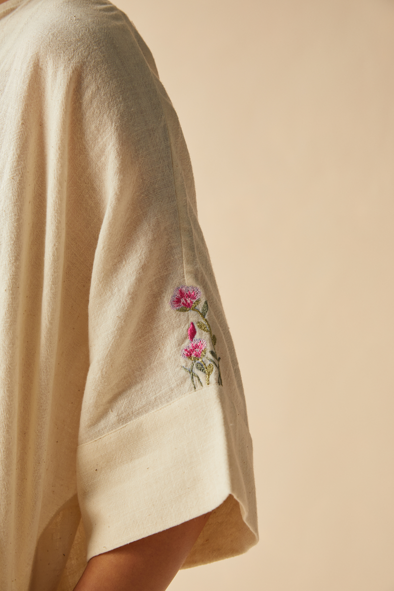 Checkerbloom handwoven organic cotton dress