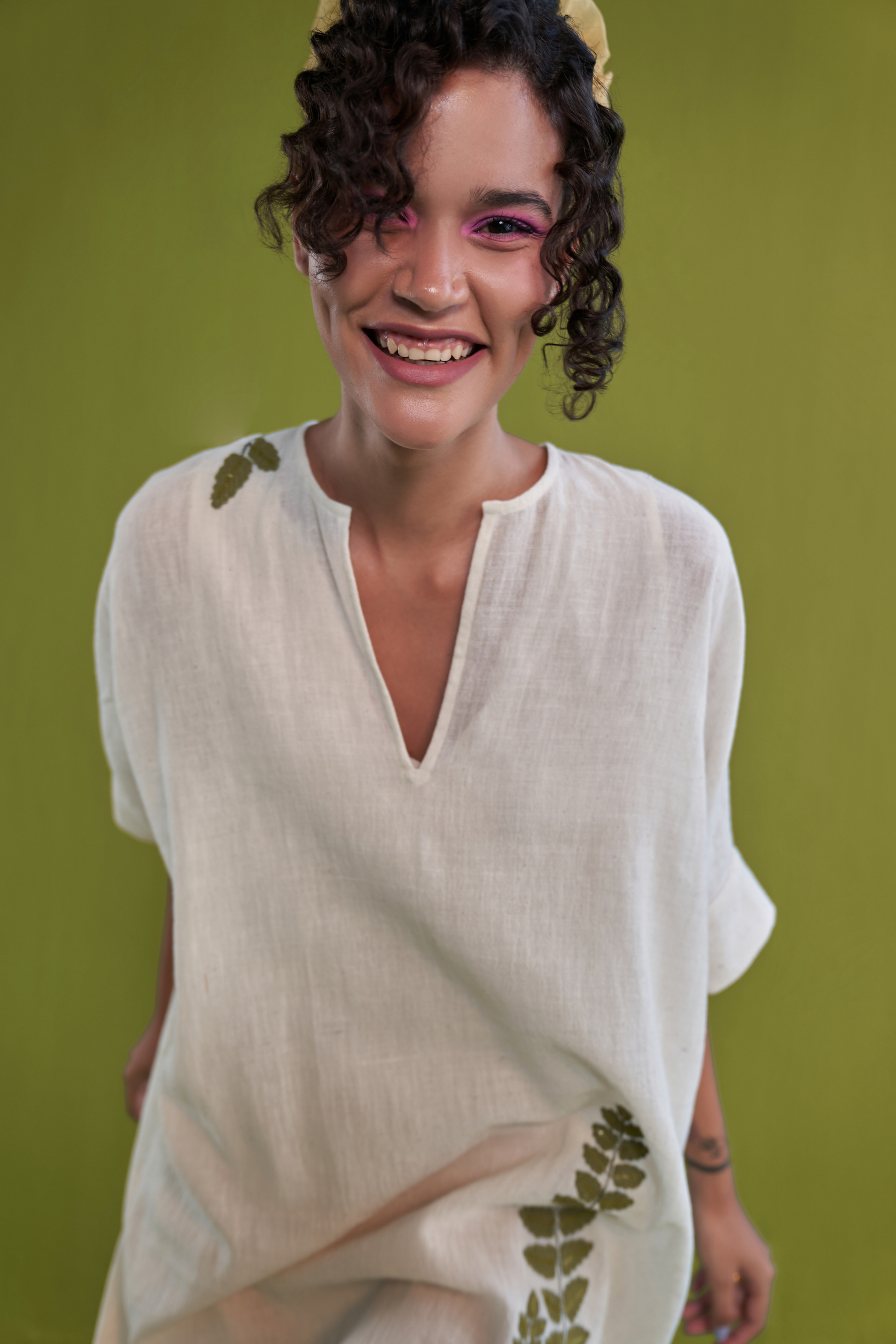 The Everyday Fern Handwoven Organic Cotton Dress